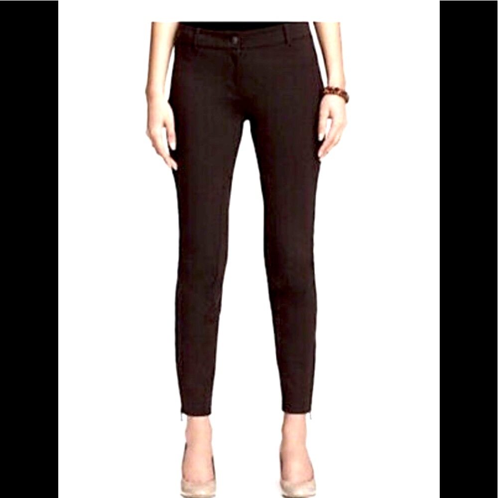 New Eileen Fisher S Ankle Zipper Ponte Skinny pants